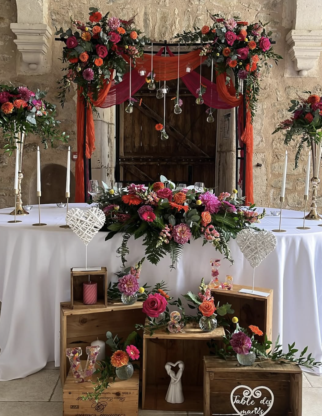 Décoration de réception